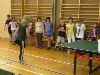 aufwärmen beim kidstraining